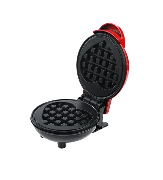 Mini Waflera Eléctrica Corazón