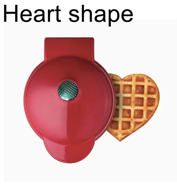 Mini Waflera Eléctrica Corazón