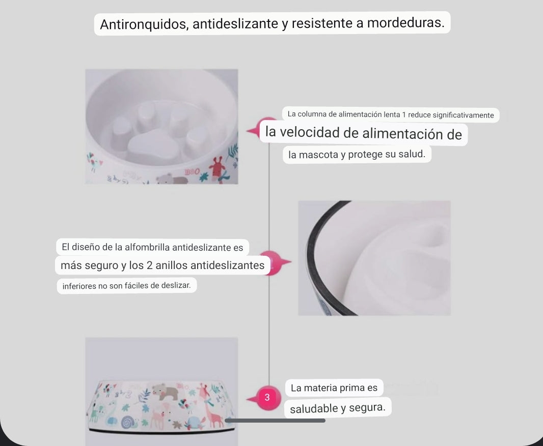 Plato Antiestress de Melamine
