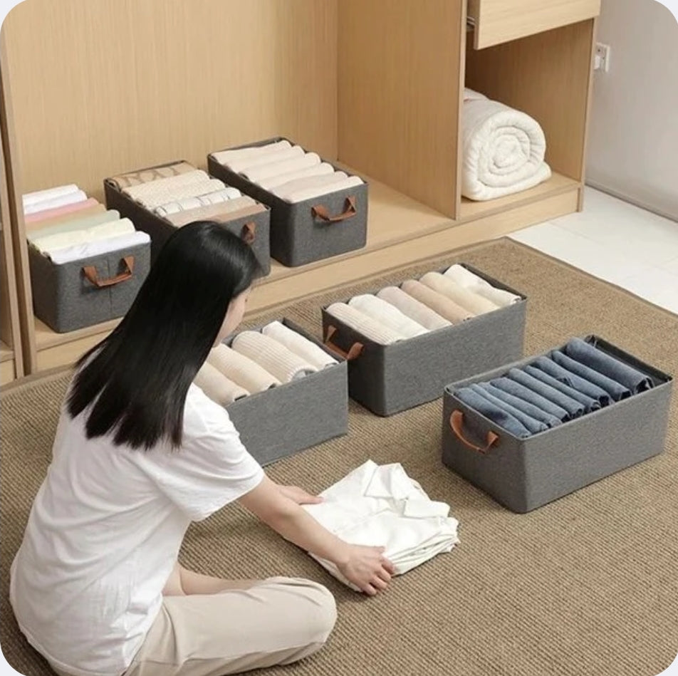 Organizador Plegable para Closet con Varillas