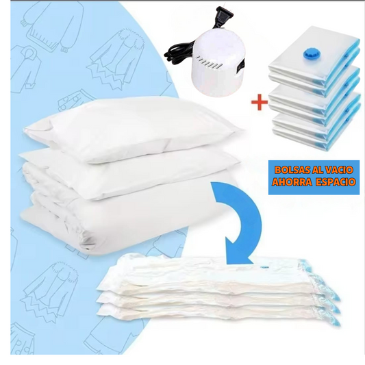 Pack de Bolsas al Vacío + Bomba Eléctrica