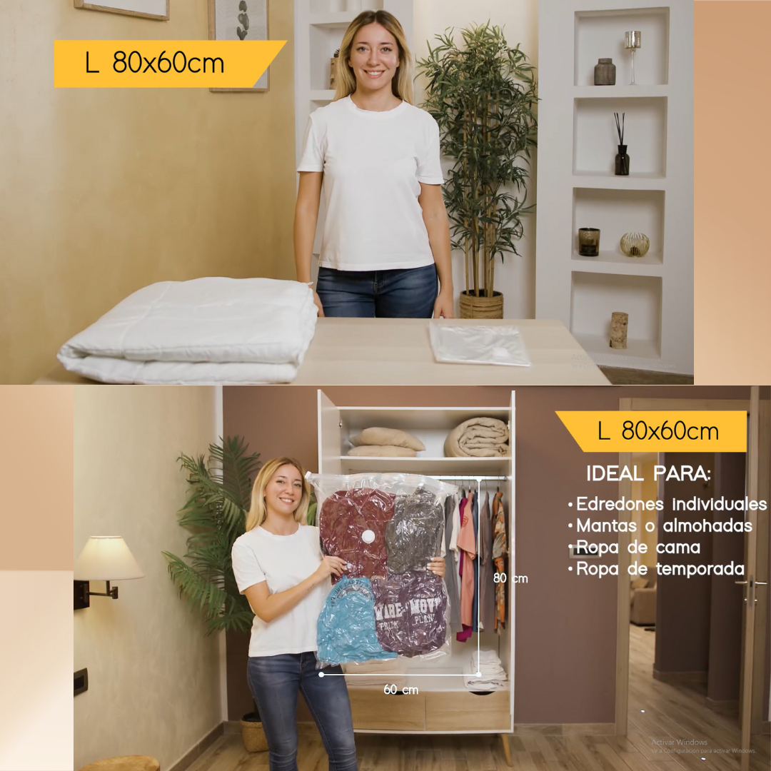 Pack de Bolsas al Vacío + Bomba Eléctrica