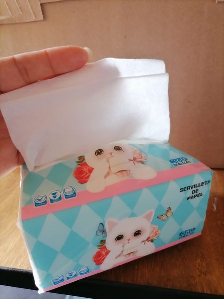 Servilletas Tissue Interfoleadas Gatito