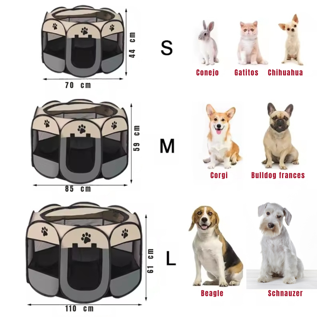 Corralito Plegable para Cachorros