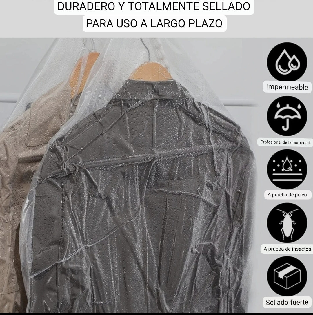 Bolsas al Vacío con Colgador para 4 Prendas