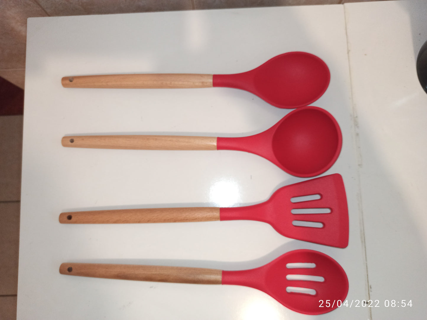 Set de Utensilios de Silicona para Cocinar