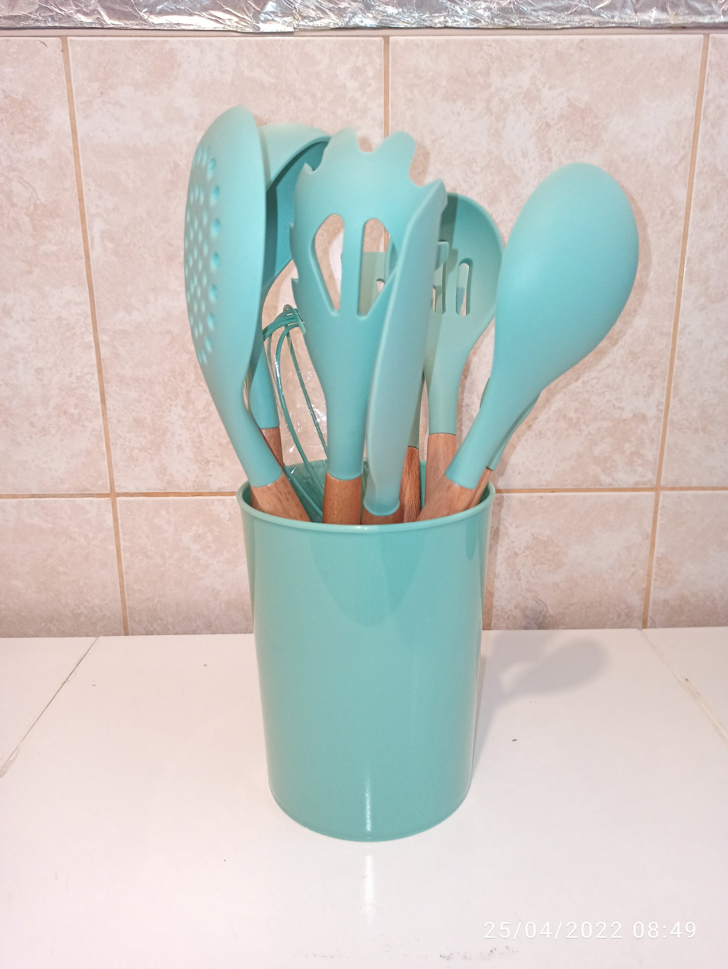 Set de Utensilios de Silicona para Cocinar