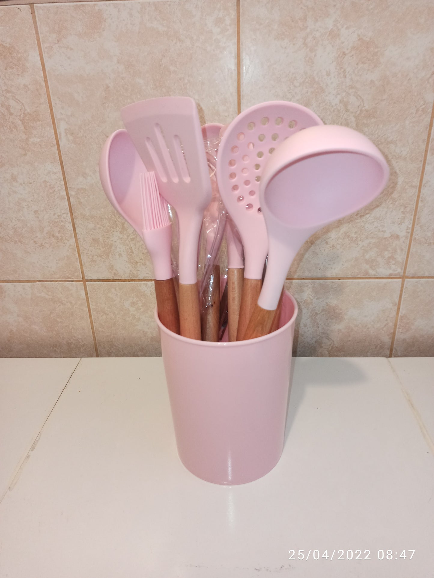 Set de Utensilios de Silicona para Cocinar