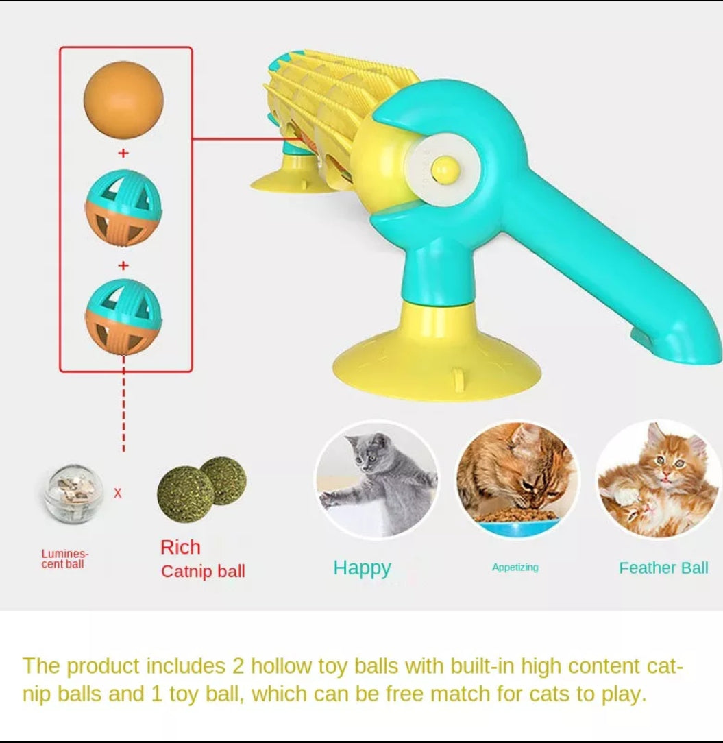 Juguete Interactivo con Ventosa para Gatos
