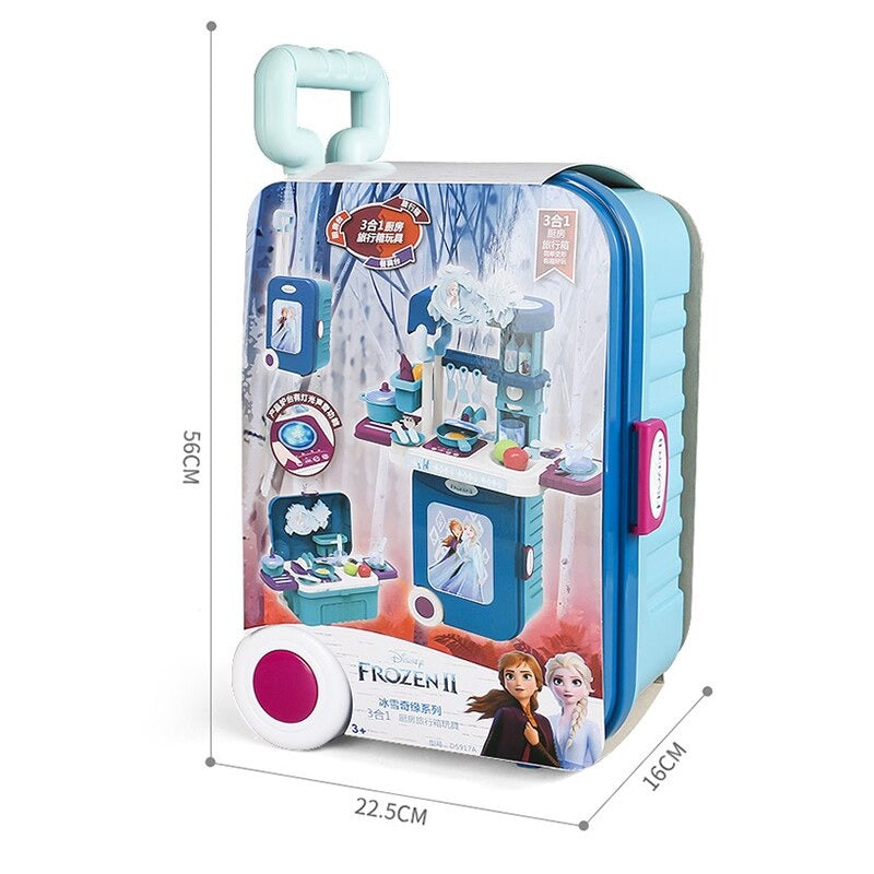 Set 3 en 1 Frozen Cocina Carrito