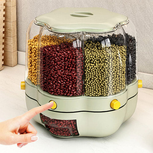 Dispensador giratorio de cereales