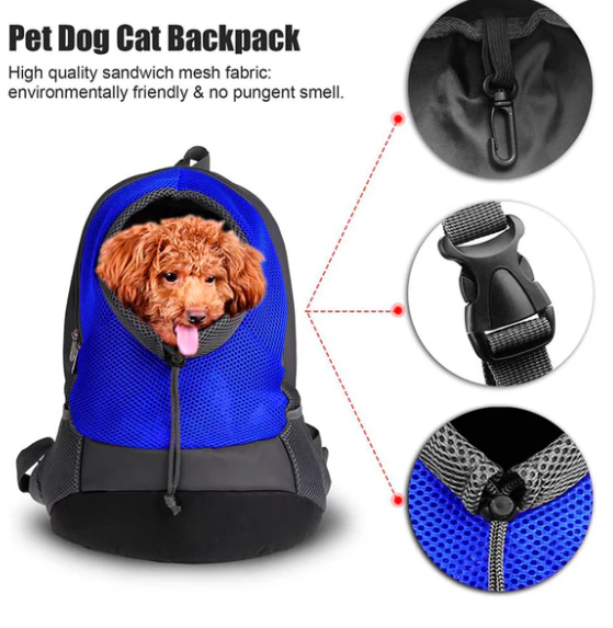 Mochila Cerrada para Mascotas Pequeñas