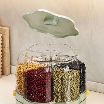 Dispensador giratorio de cereales