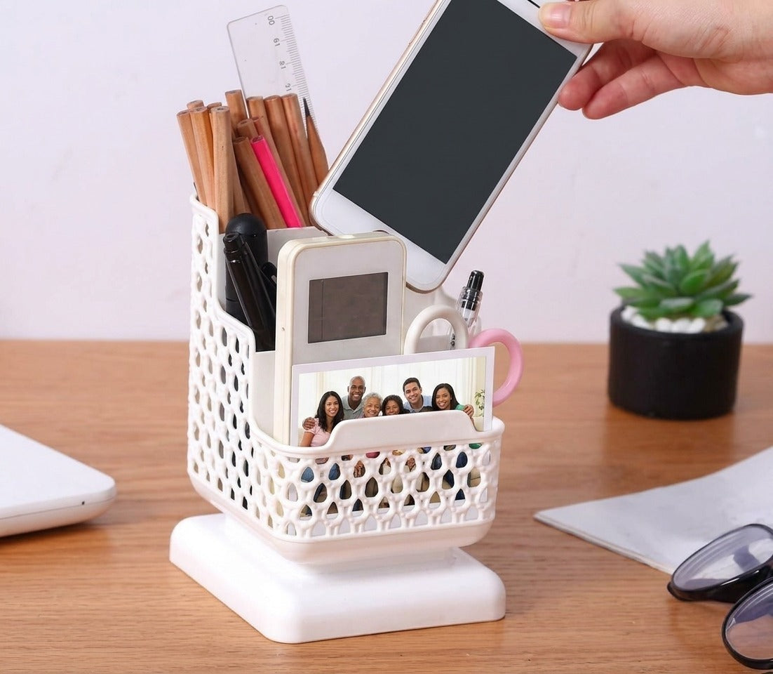 Organizador Plástico de Escritorio