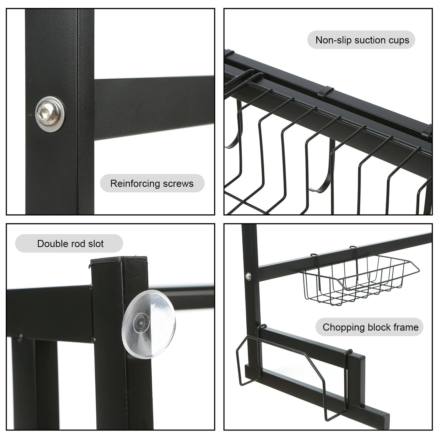 Escurridor de Platos Acero Inoxidable  Modelo 1